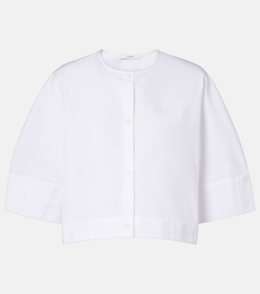 

Рубашка из поплина с логотипом Model Givenchy, белый