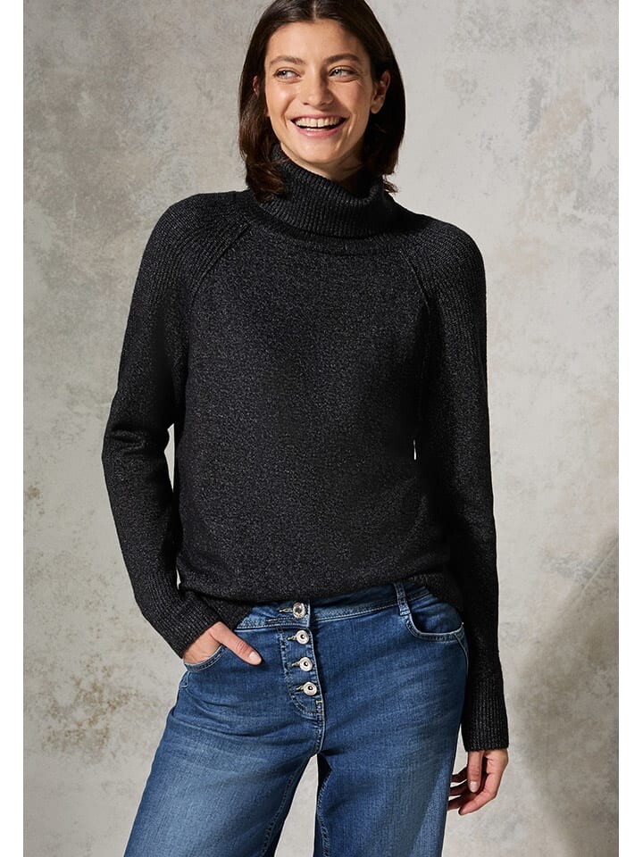 

Пуловер Cecil Rollkragenpullover, черный