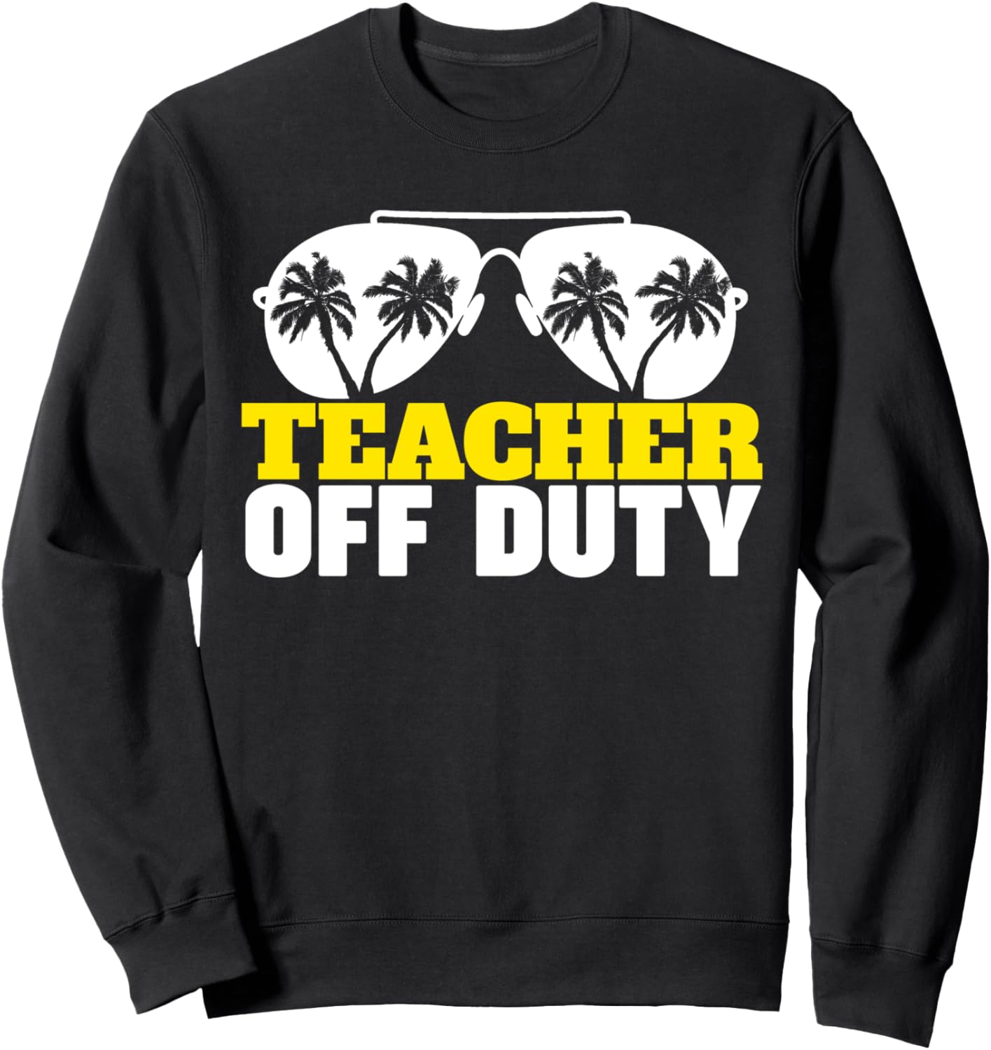 

Забавная толстовка «Учитель не на службе» Miftees Teacher Appreciation Tees, черный
