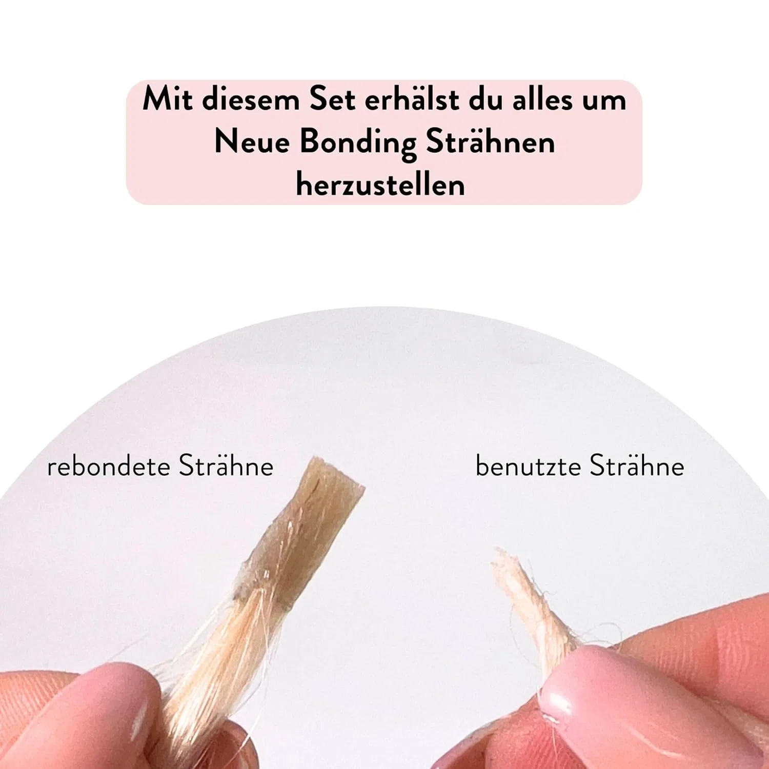 Профессиональный набор для наращивания волос hair2heart Rebonding Set Hair2Heart — фото 2