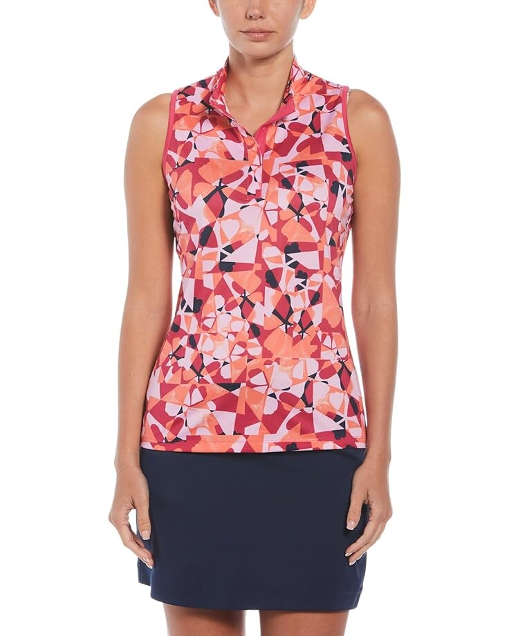 

Топ Callaway Geometric Floral Sleeveless, цвет Pink Peacock