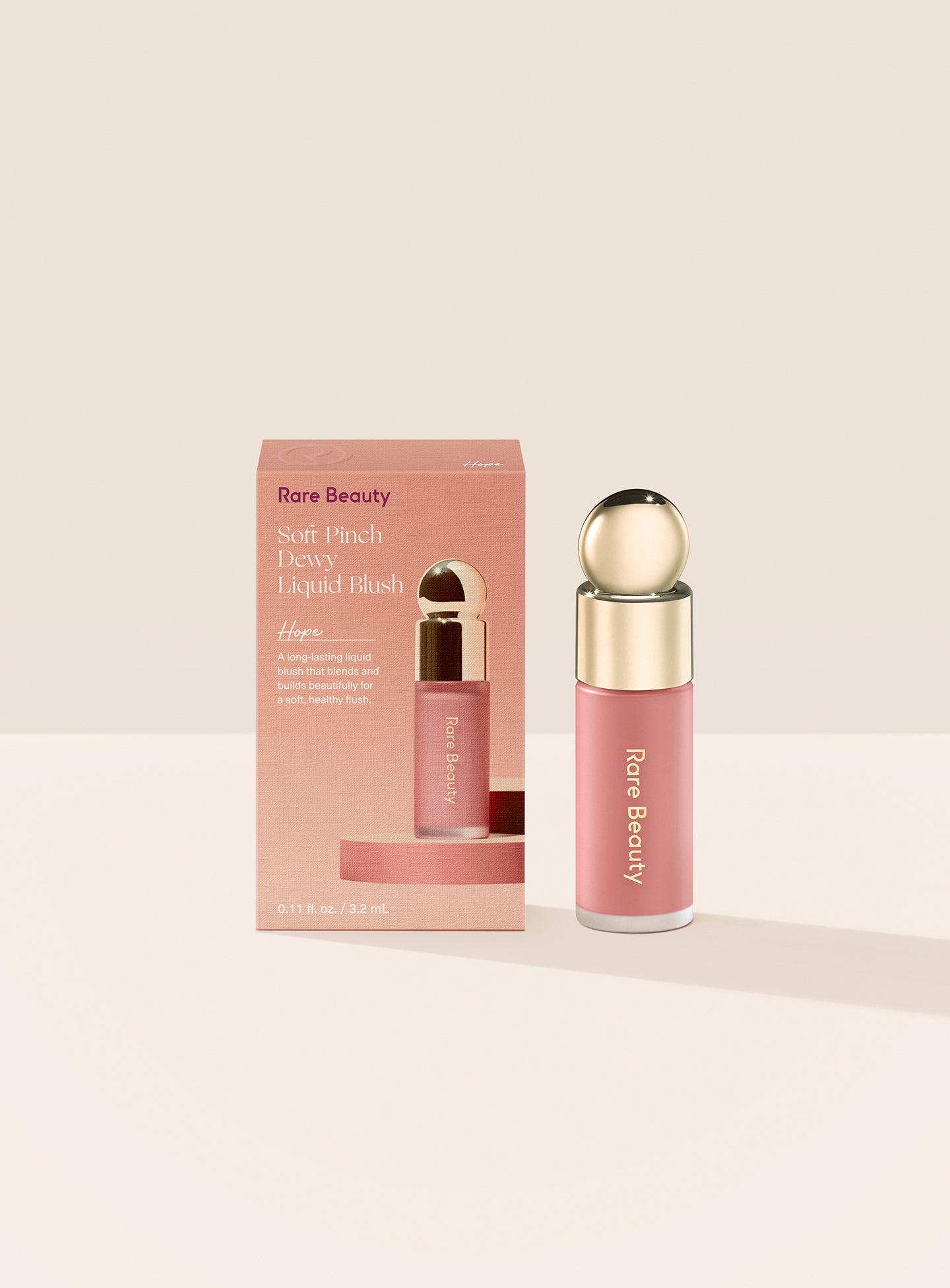 

Жидкие румяна Soft Pinch Mini Rare Beauty, цвет hope/nude mauve (dewy)