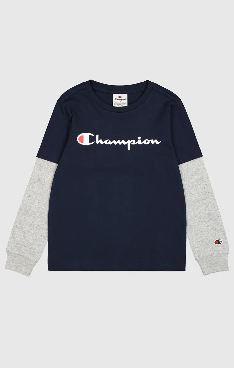 

Рубашка Champion с длинными рукавами "Long Sleeve T-Shirt", цвет Nny/Noxm