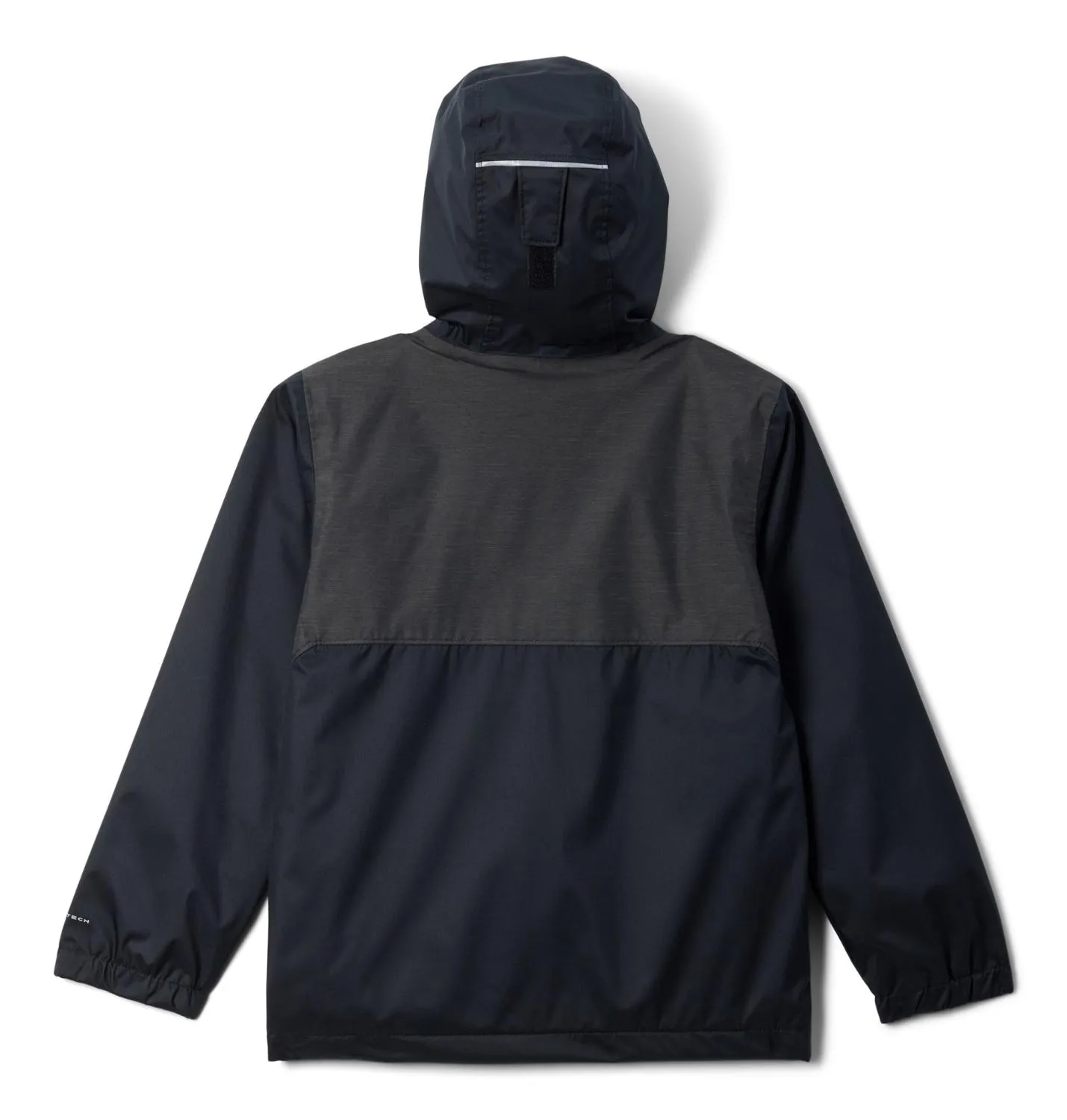 Дождевик с флисовой подкладкой Rainy Trails II для мальчиков Columbia, Black/Black Slub — фото 2