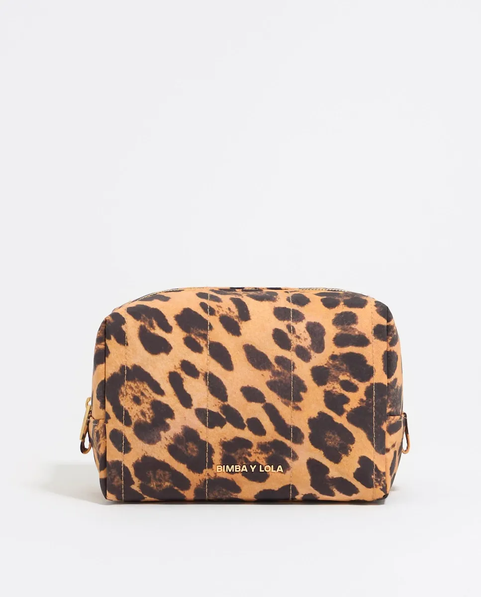 

Средний женский косметичка нейлон леопард Bimba Y Lola, бежевый