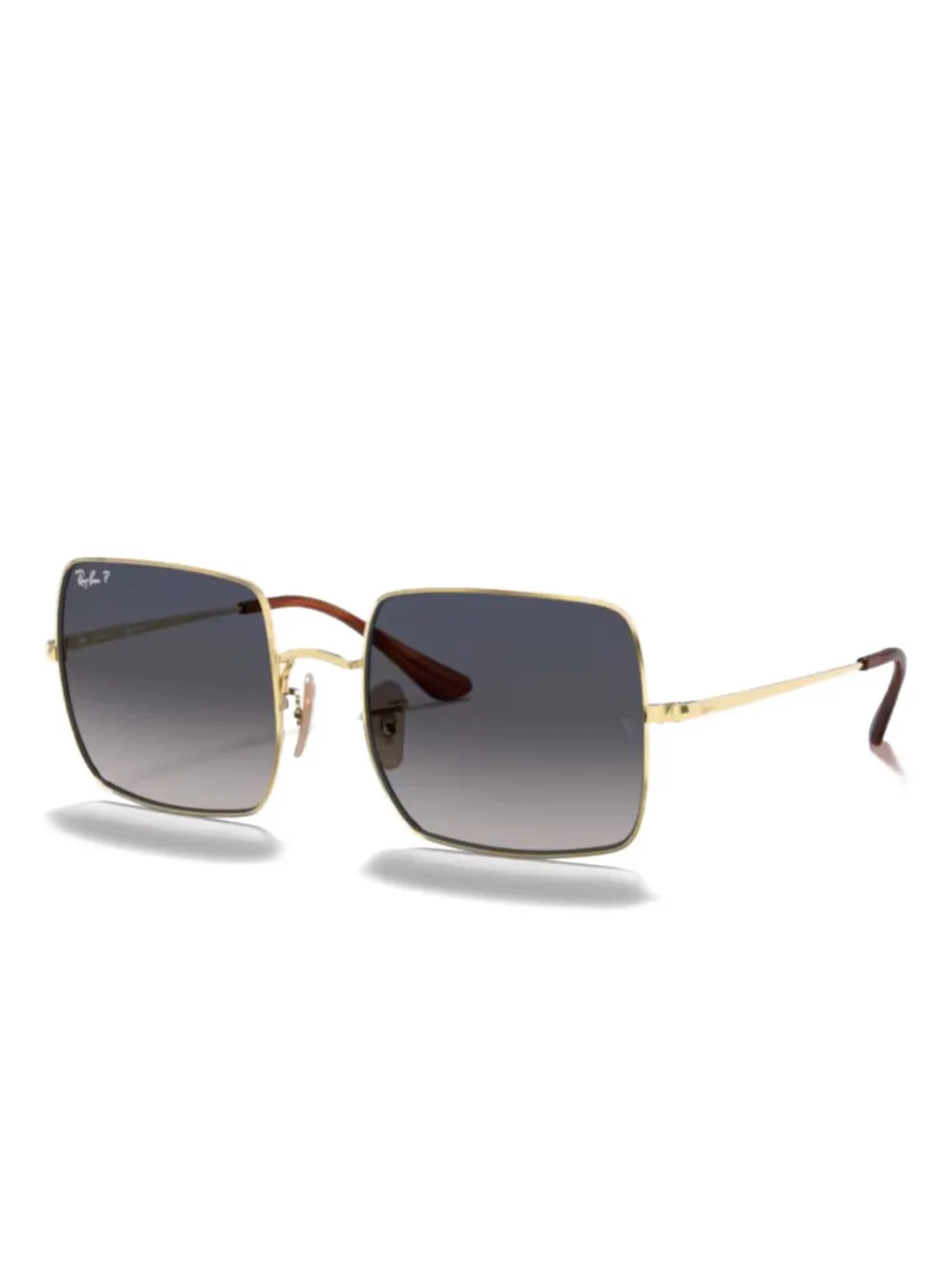 

Солнцезащитные очки квадратной формы 1971 Ray-Ban, коричневый