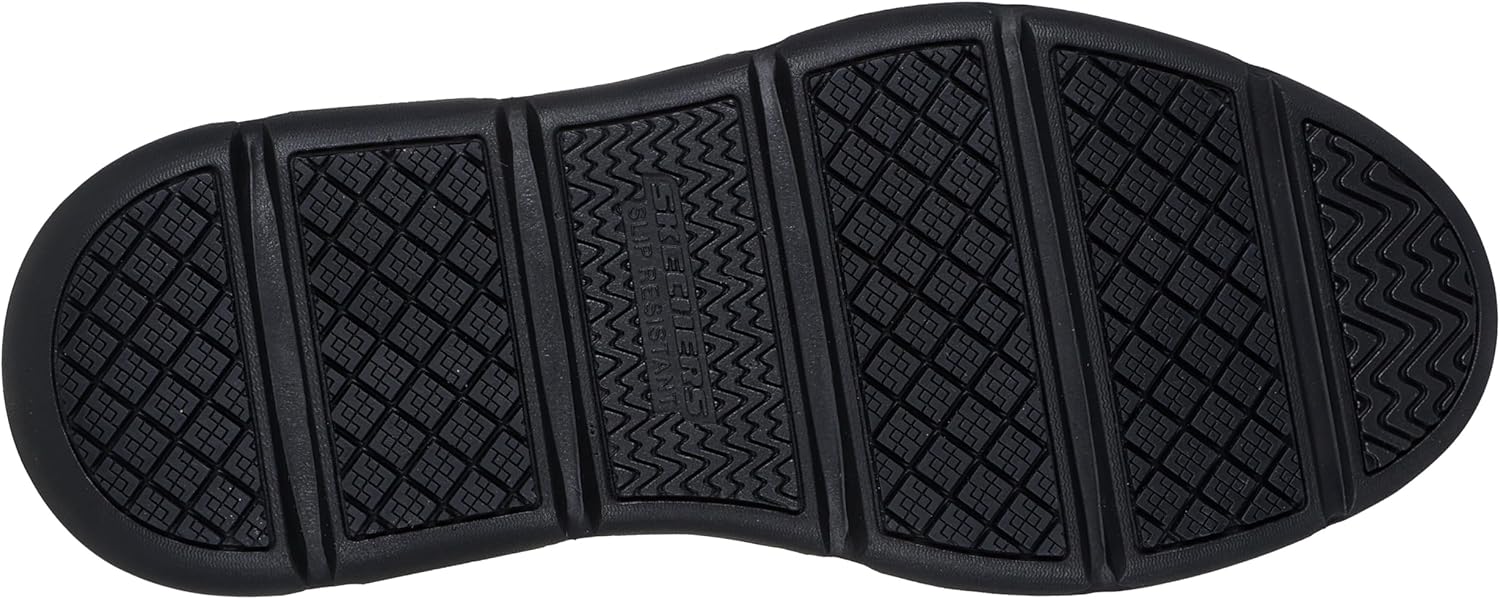 Мужские кроссовки Skechers Garza Sr Bunge без шнурков, черный — фото 4