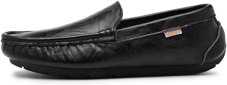 Мужские лоферы из искусственной кожи, Black SayfuR — фото 2
