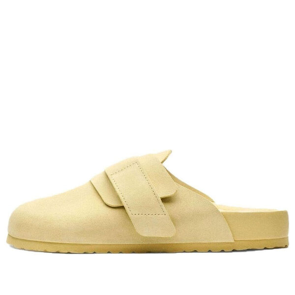 

Тапочки 1774 nagoya suede tekla 'straw' Birkenstock, желтый