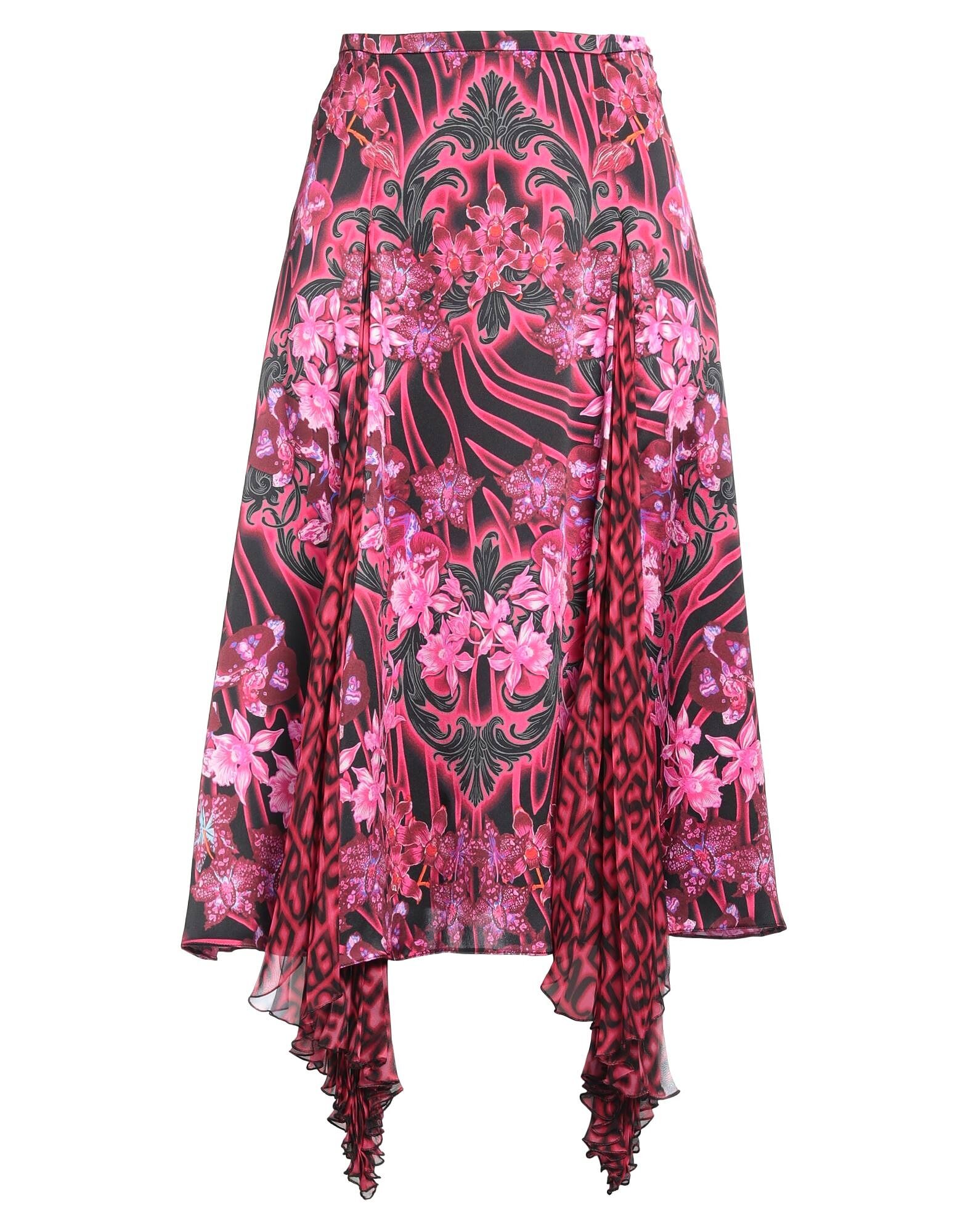 

Юбка миди Versace, гранатовый