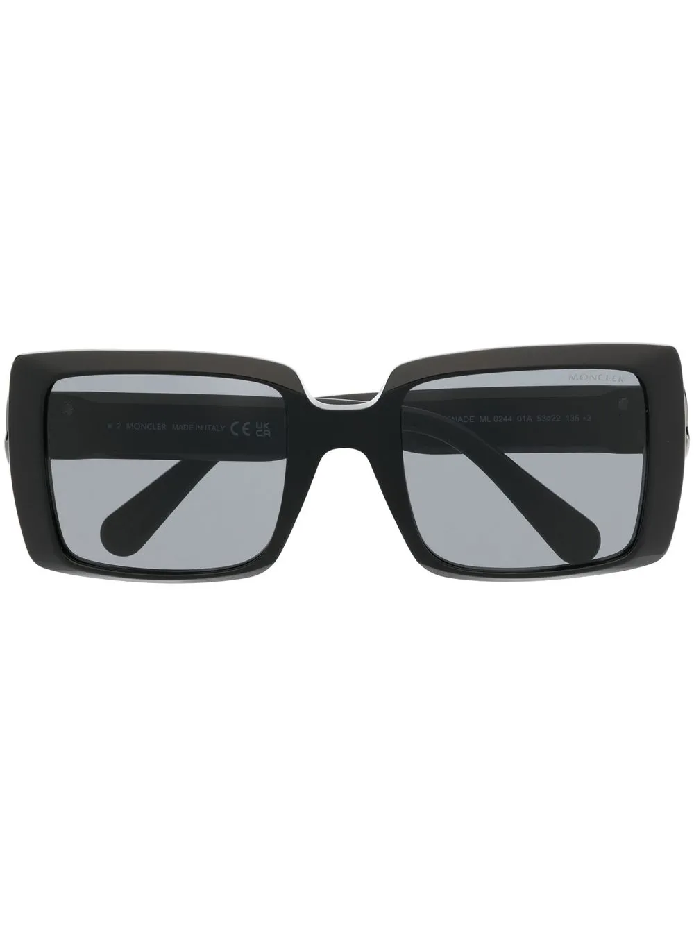 

Солнцезащитные очки Promenade в массивной оправе Moncler Eyewear, черный