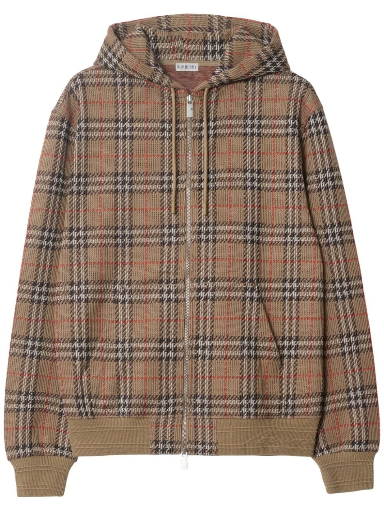 

Burberry худи Vitnage Check, коричневый