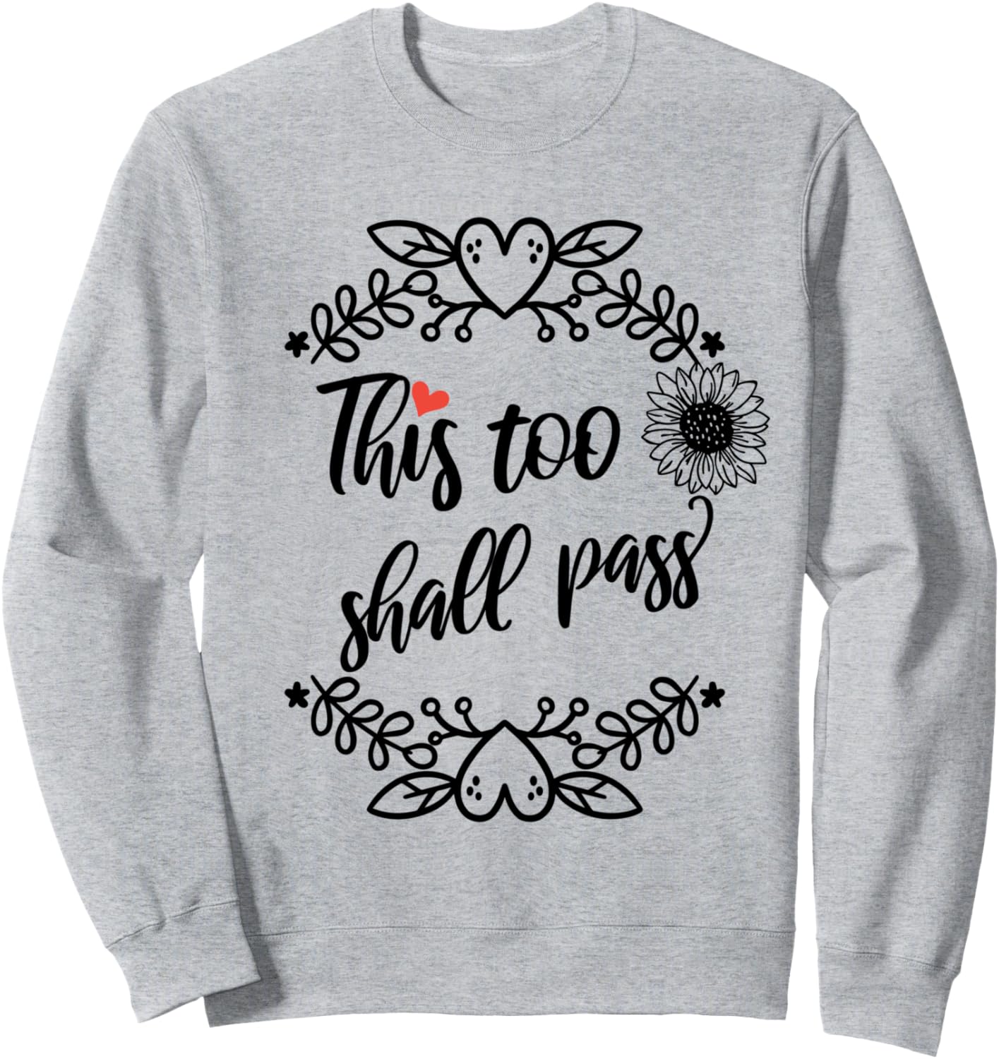 

Толстовка «И это пройдет», вдохновляющая толстовка с подсолнухом, серая This Too Shall Pass T Shirt Sunflower Quote Shirts, Серый, Толстовка «И это пройдет», вдохновляющая толстовка с подсолнухом, серая This Too Shall Pass T Shirt Sunflower Quote Shirts