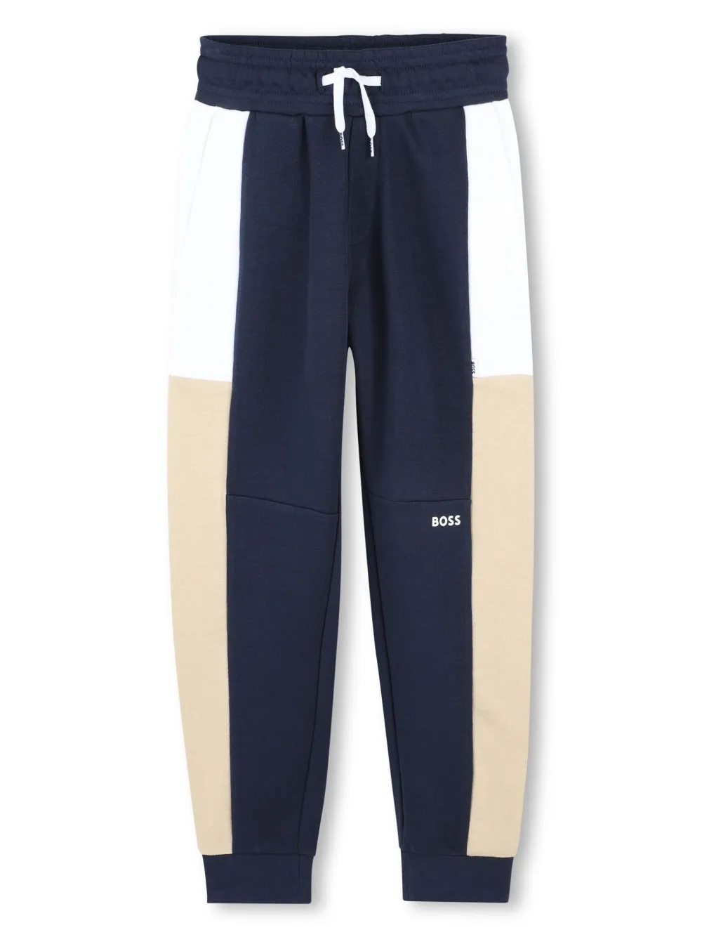 

Спортивные брюки в стиле колор-блок Boss Kidswear, синий