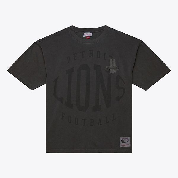 

Мужская черная футболка Detroit Lions Downtown Collection Premium Vintage Logo Mitchell & Ness