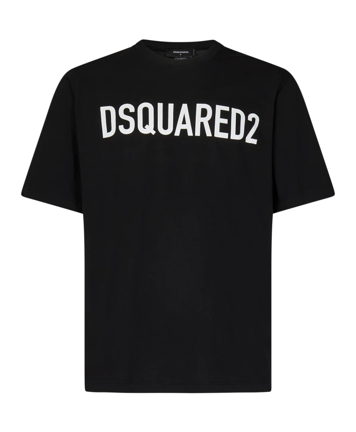 

Футболка свободного кроя с логотипом Dsquared2, черный