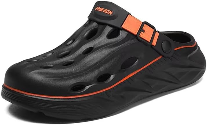 

Мужские модные сандалии с закрытым носком для летней прогулки, пляжа и водных видов спорта Zonkacen, черный