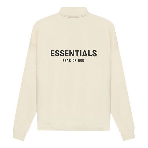 

Худи Fear of God Essentials SS21 Mockneck Half Zip Buttercream