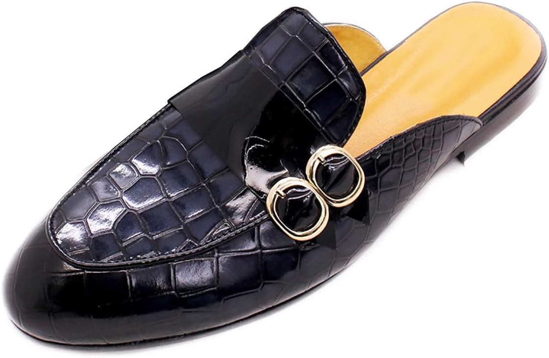 

Мужские слипперы Santimon, модные, из натуральной кожи с тиснением под крокодила, без застежки, лоферы, повседневные, для формальной одежды, сандалии, серый