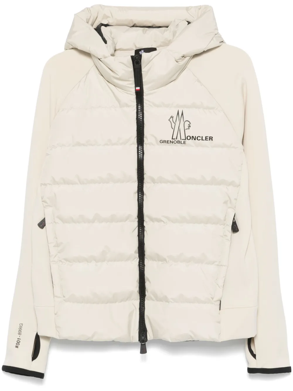 

Пуховик с логотипом Moncler Grenoble, нейтральный