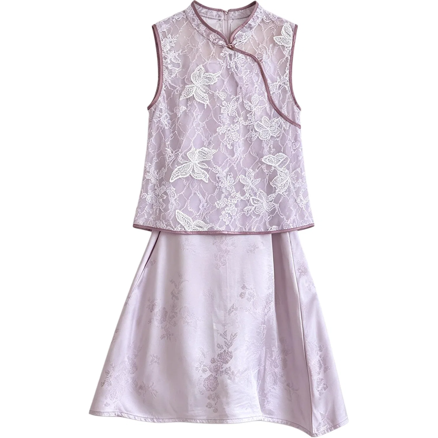 Детский костюм-двойка с юбкой Disney Kids Purple