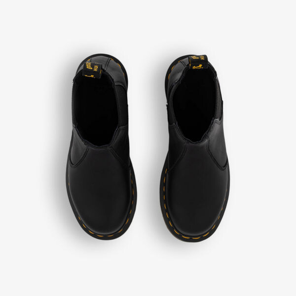 Кожаные ботинки челси 2976 с отстрочкой в тон Dr. Martens, черный — фото 2