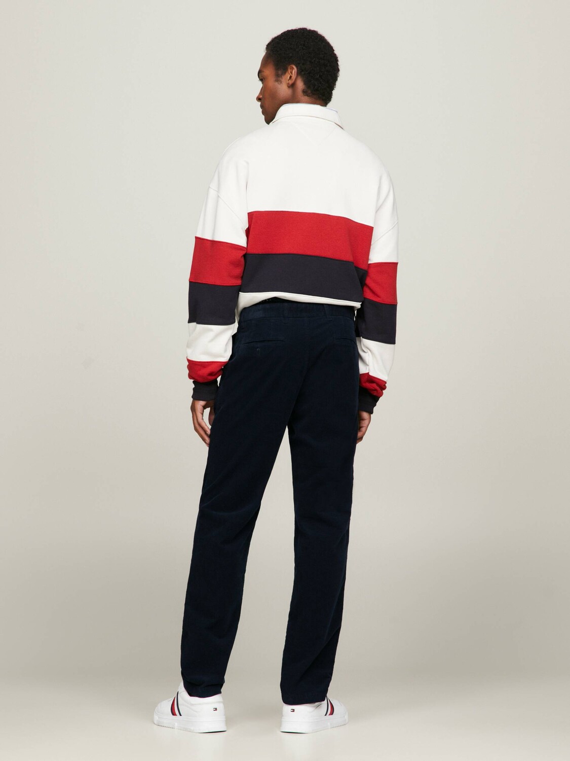 Брюки Tommy Hilfiger DENTON Straight fit, черный — фото 2