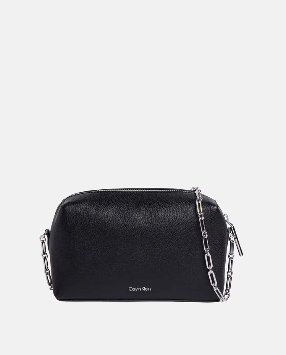 

Сумка через плечо с цепочкой Calvin Klein, черный