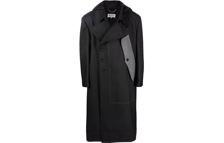 

Пальто мужское черное Maison Margiela, черный