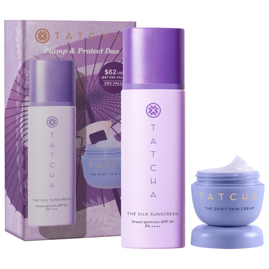 

Увлажняющий и солнцезащитный крем Plump + Protect SPF 50 Tatcha