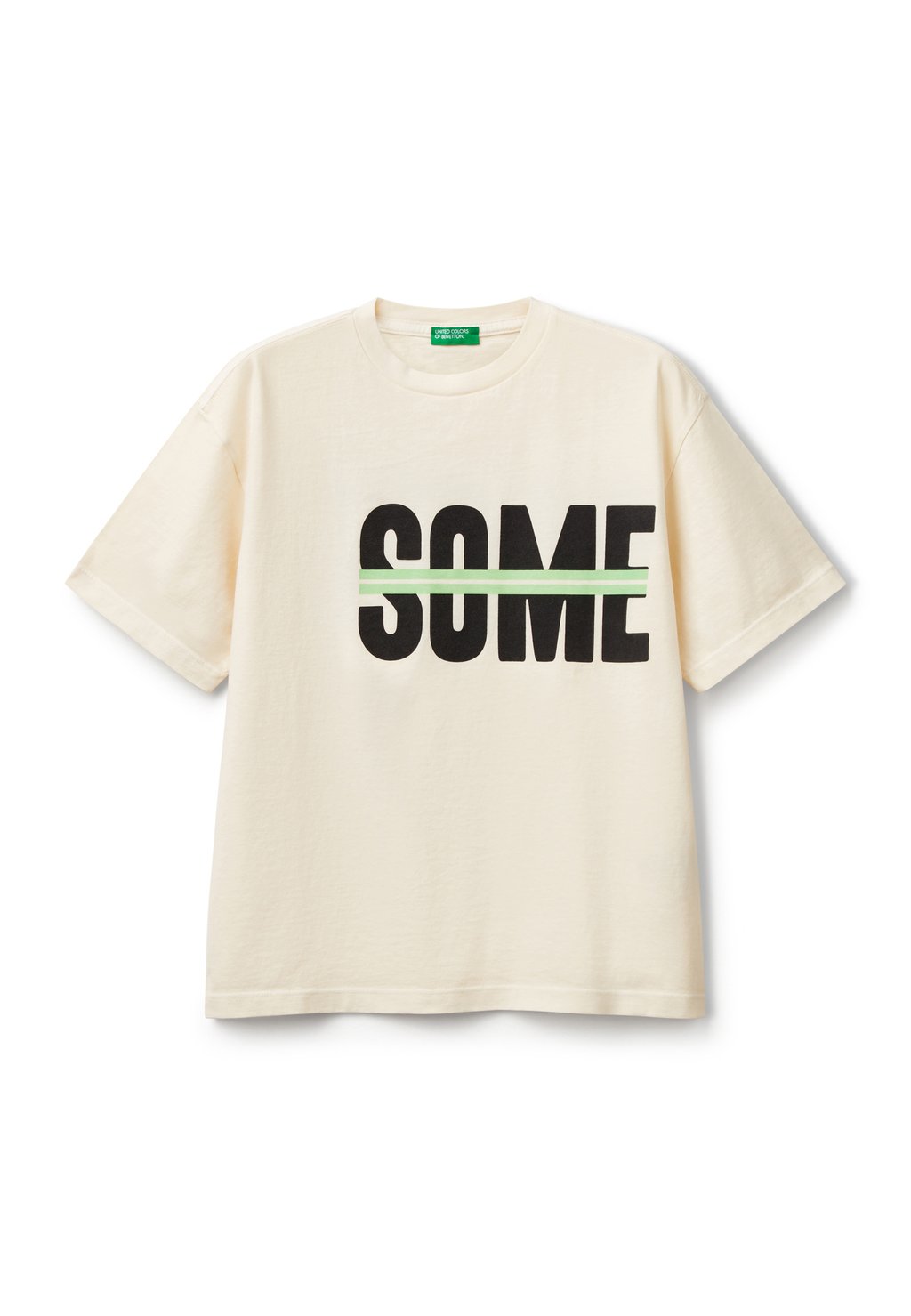 

Футболка с принтом United Colors of Benetton, белый