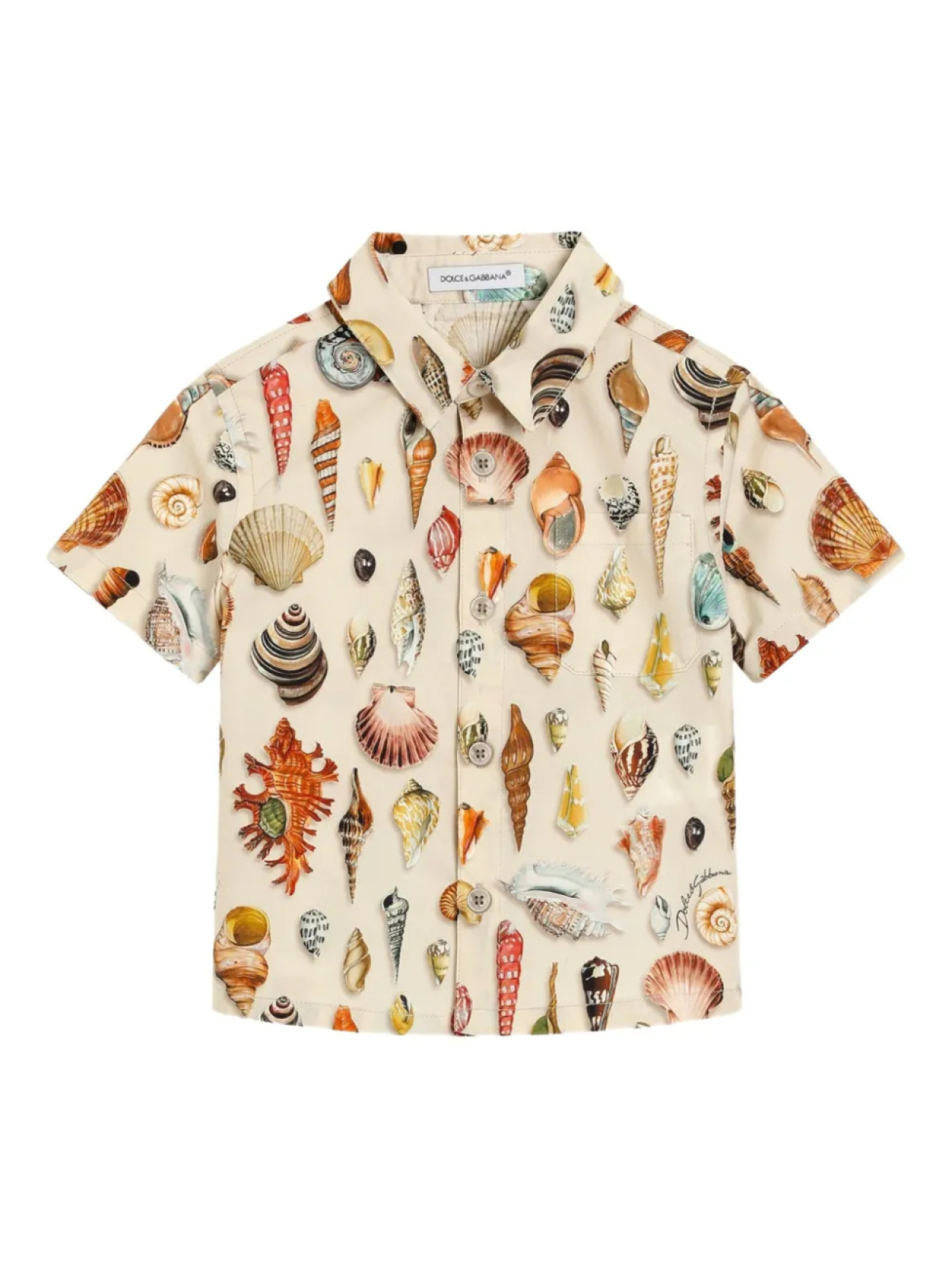 

Dolce & Gabbana Kids рубашка с принтом, нейтральный