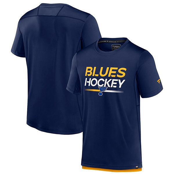 

Футболка мужская fanatics branded navy st louis blues authentic pro tech Unbranded