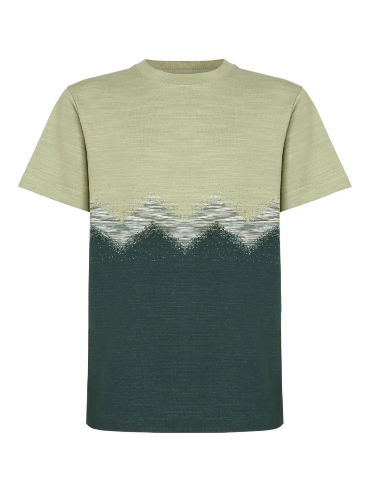 

Футболка с зигзагообразным принтом Missoni, зеленый