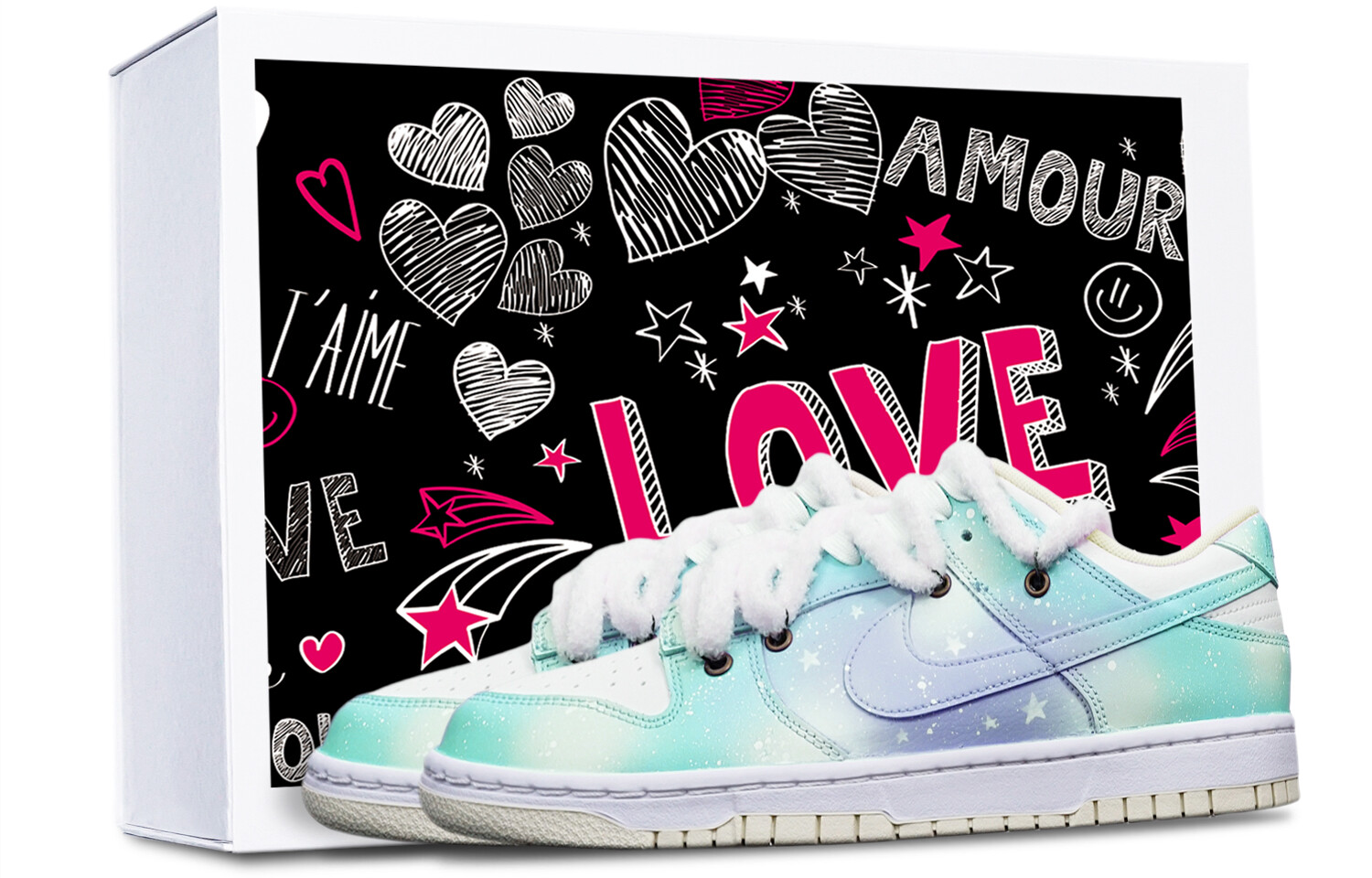 

Кроссовки Nike Dunk Skateboard Shoes Men Low-Top White