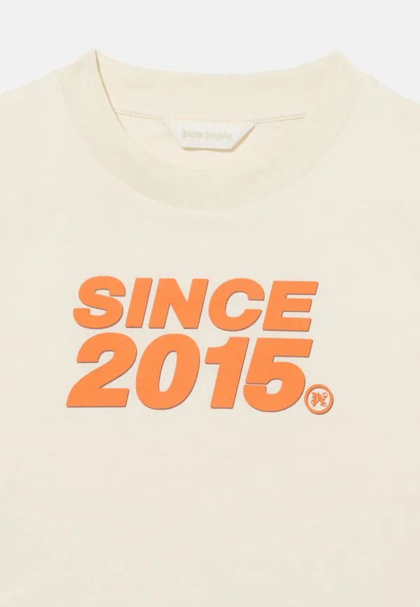Футболка с принтом, цвет слоновой кости Palm Angels, Off-White — фото 4