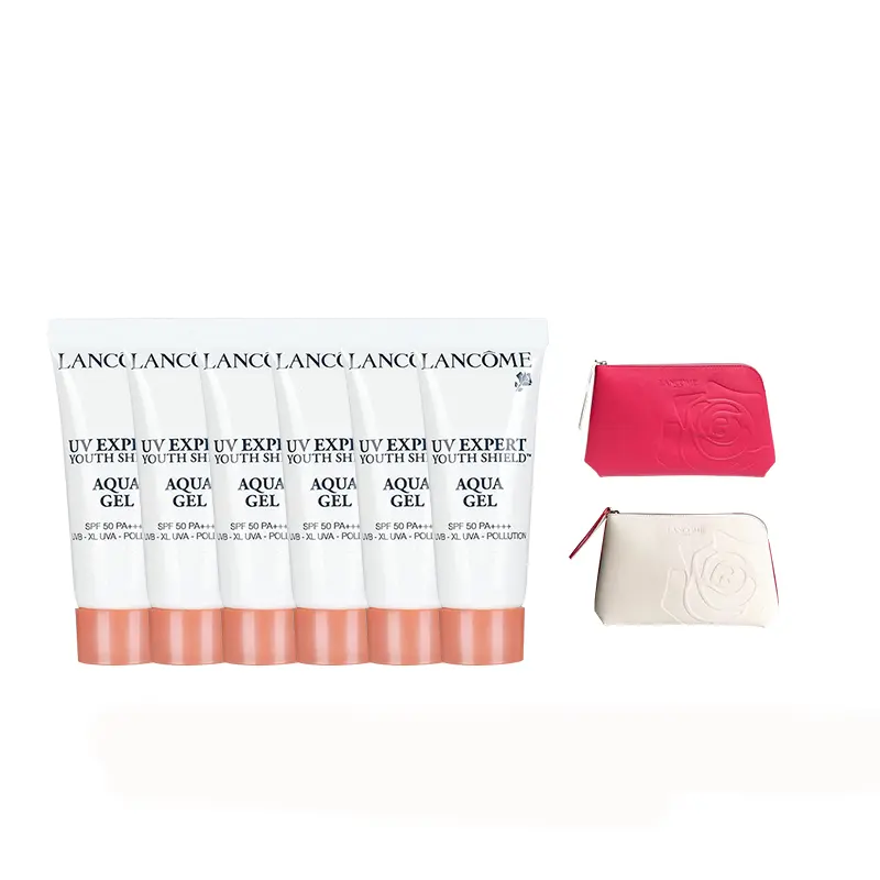 LANCOME Ланкоу легкий праймер-солнцезащитный лосьон Small White Tube с антиоксидантами и успокаивающим эффектом SPF50+PA++++ 10ML*3/10ML*6 — фото 3