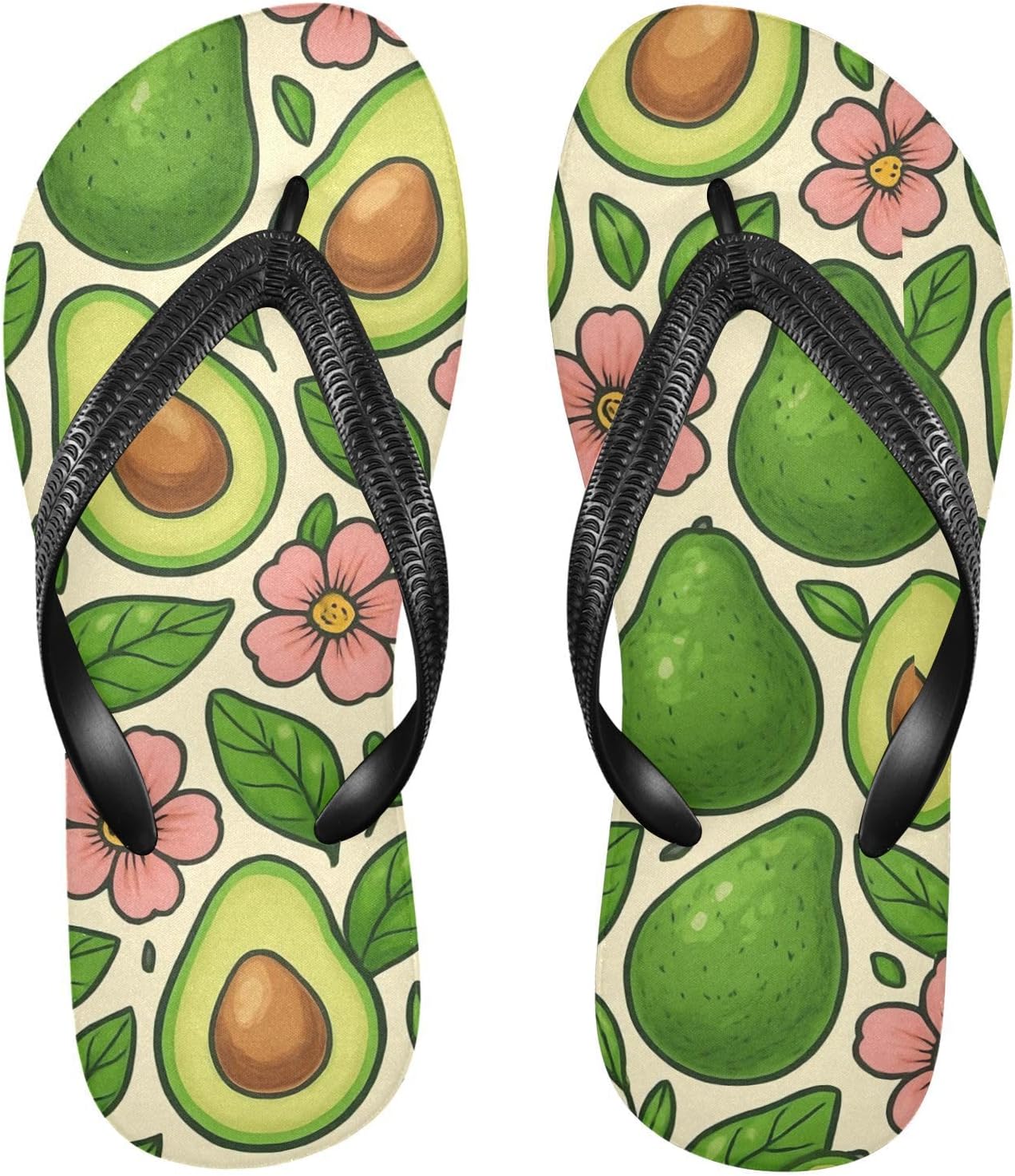 

Желтые шлепанцы Blossom Avocado для пляжа и душа, резиновые нескользящие летние тапочки для мужчин и женщин Sinestour