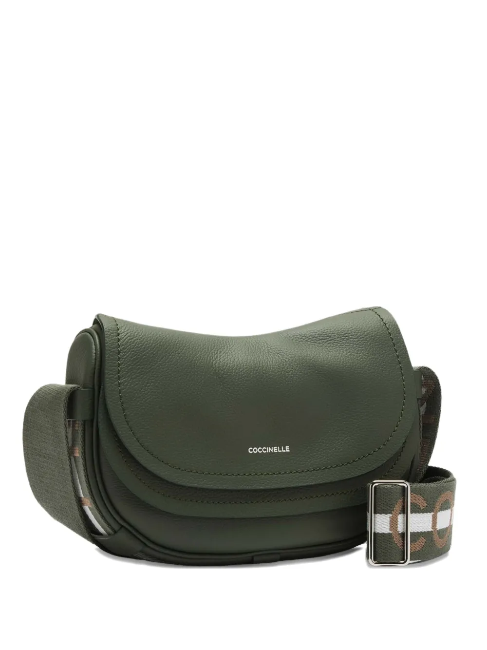 

Сумка на плечо Raquel с логотипным ремнем Coccinelle, зеленый