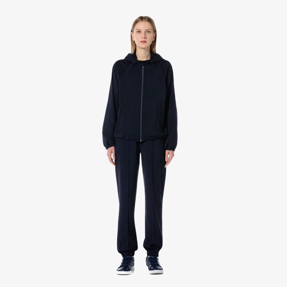 Джоггеры Lacoste из смесовой шерсти, тёмно-синие