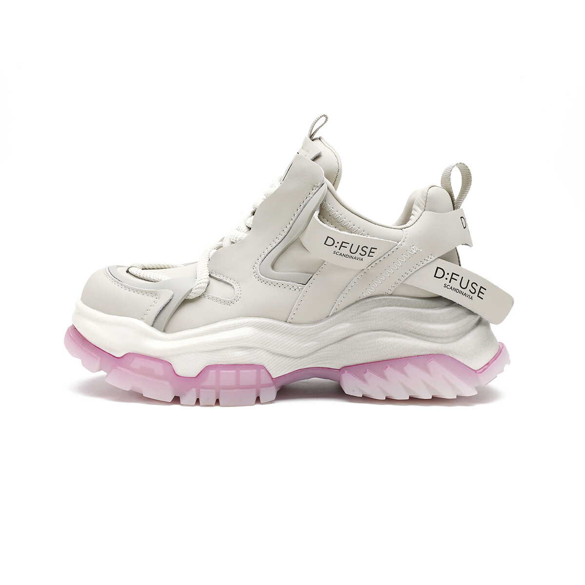 

Кроссовки D:FUSE SCANDINAVIA Chunky Sneakers Women's Low-top Gray, серый
