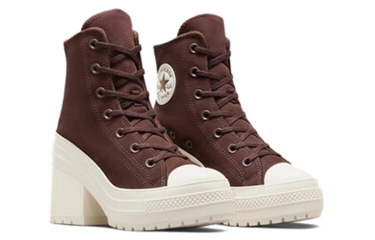 Туфли на высоком каблуке Chuck 70 женские, земляно-коричневый Converse — фото 3