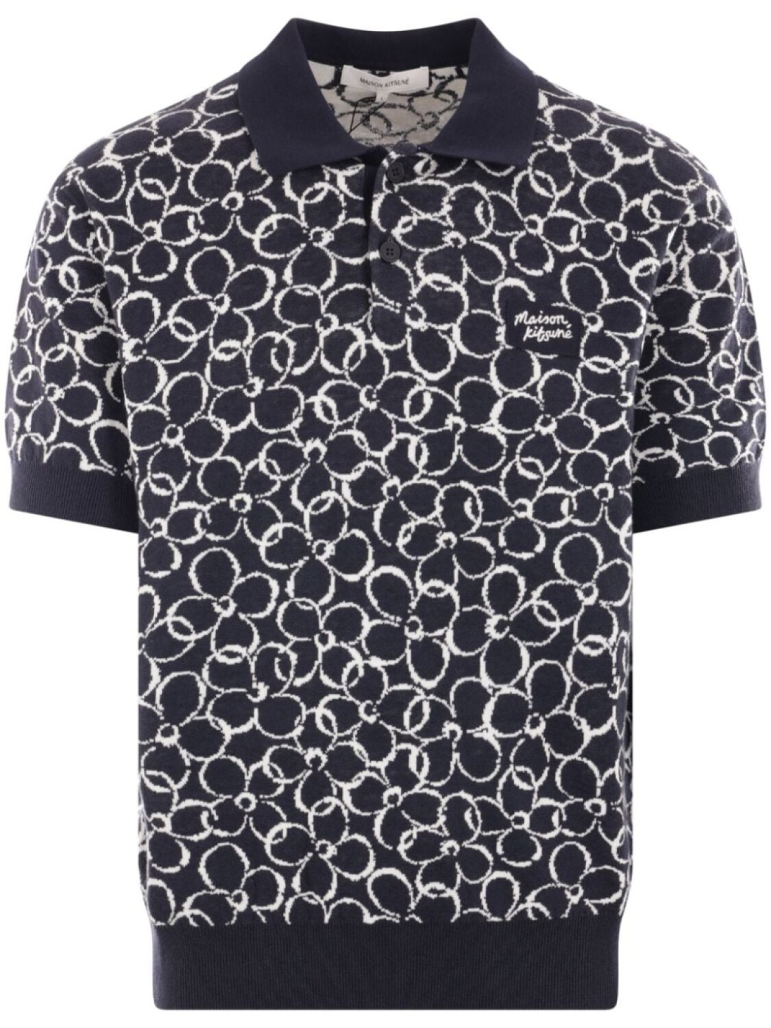 

Maison Kitsuné рубашка поло, синий