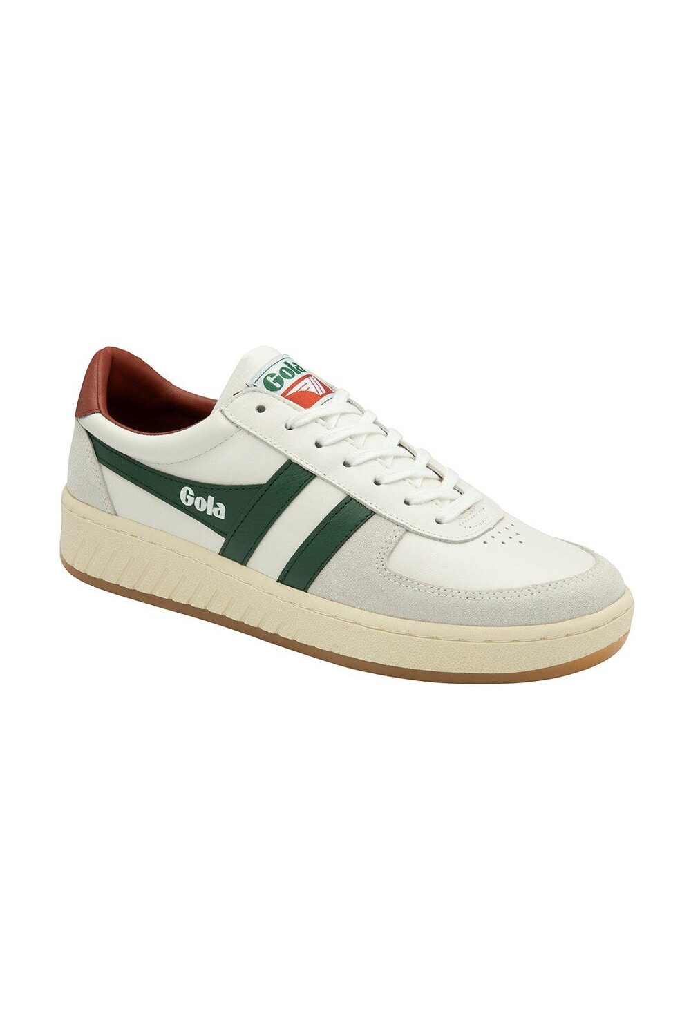 

Кожаные кроссовки на шнуровке Grandslam Classic Gola, белый, Серый, Кожаные кроссовки на шнуровке Grandslam Classic Gola, белый