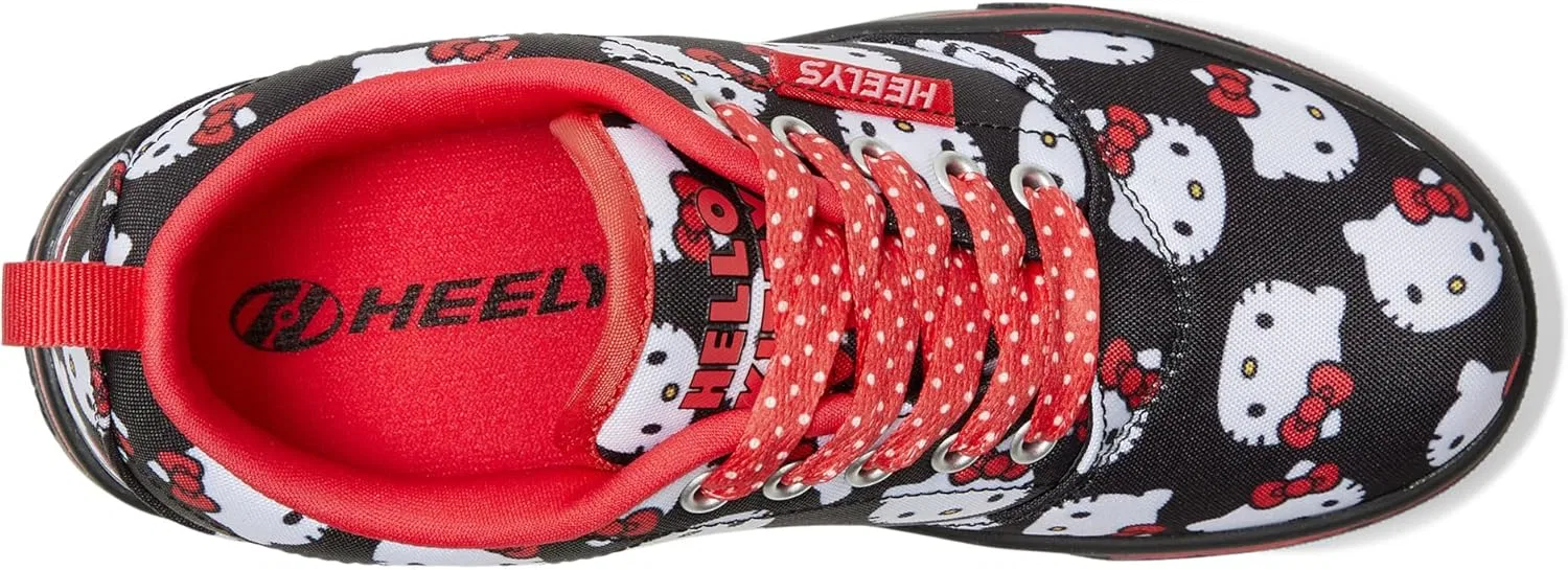 Кроссовки на колесиках Heelys Voyager, Black/Red/White — фото 2