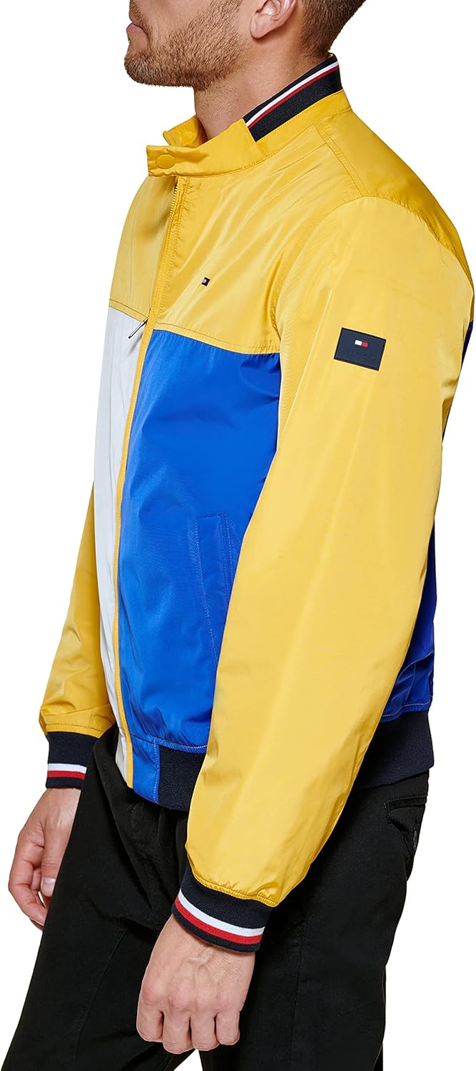 

Легкая мужская куртка-бомбер Tommy Hilfiger Varsity Rib Knit, Navy