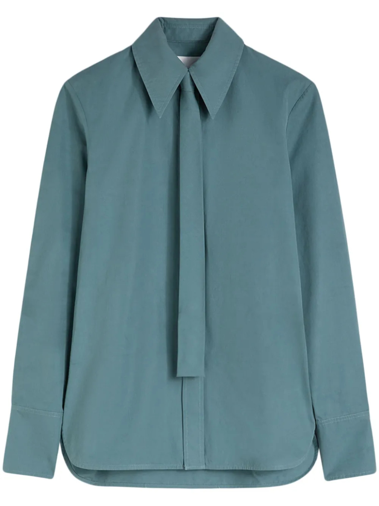 

Jil Sander рубашка с завязками, синий