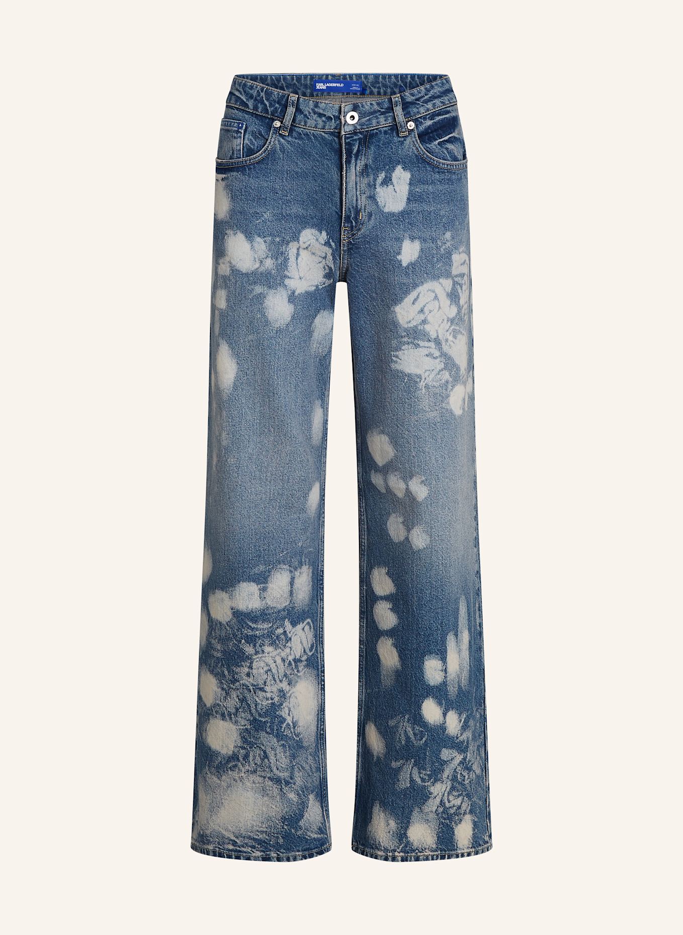 

Джинсы свободного кроя Karl Lagerfeld Jeans, синий
