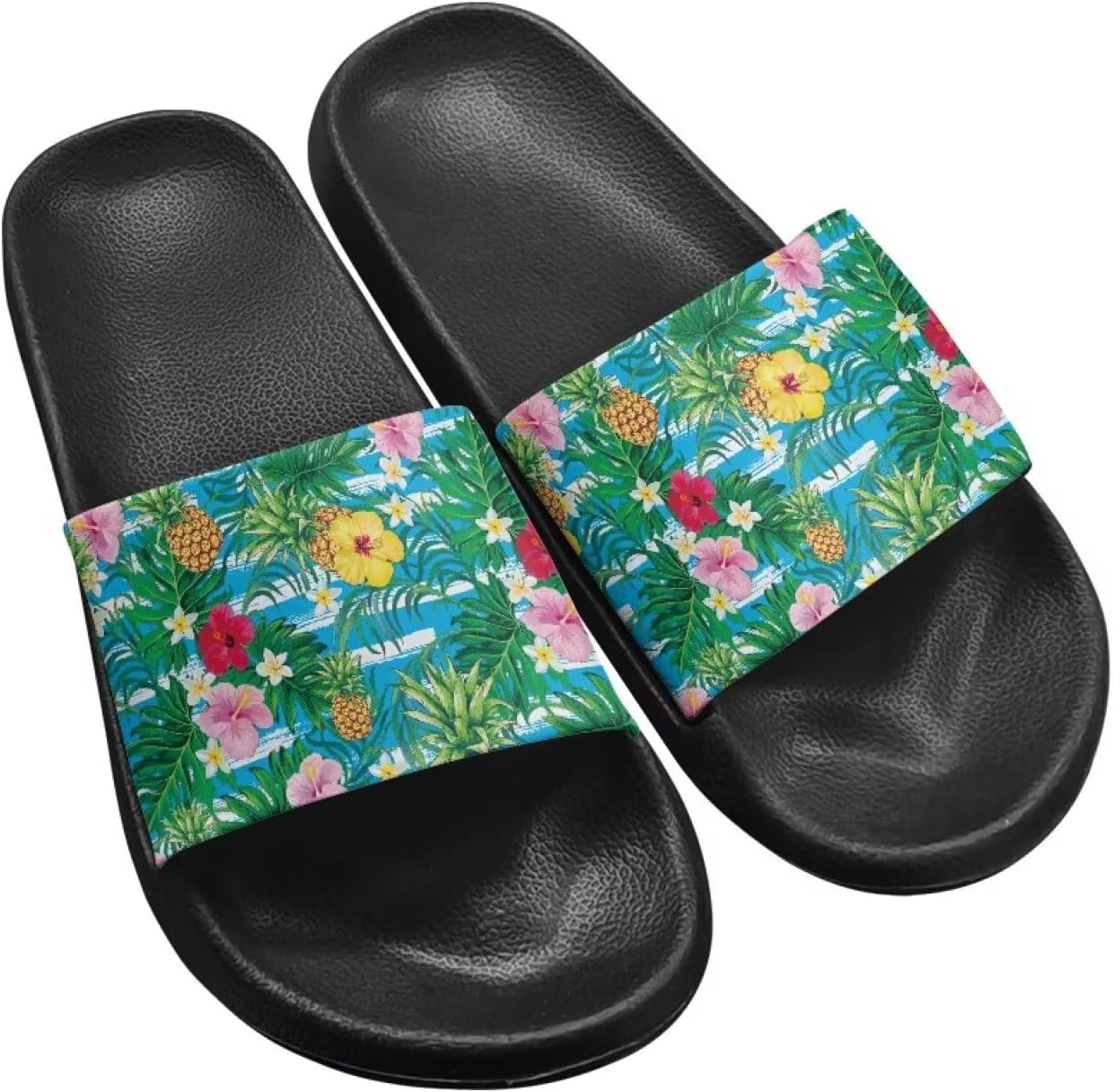 

Hechitok слайды и шлепанцы для женщин и мужчин, бассейновые сандалии Clouds, противоскользящая обувь для ванной и душа, Pineapple Flower