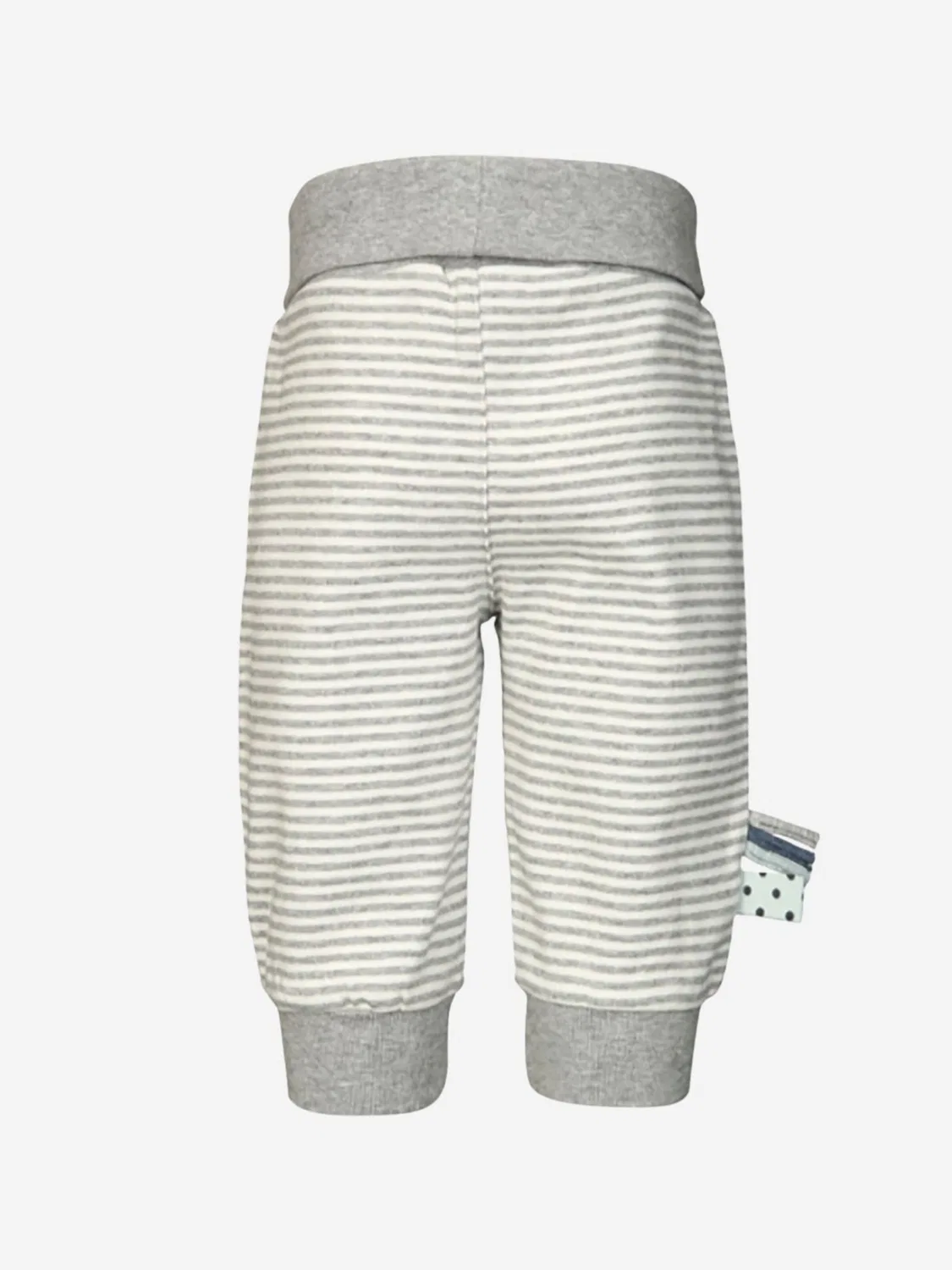 Детские трусики Organicera Regular Pants Organic Baby Pants with Elastic Band, Striped серого цвета — фото 2